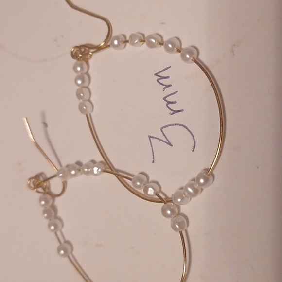 4 PAIR GENUINE PEARL EARRINGS, NEW - Picture 4 of 5